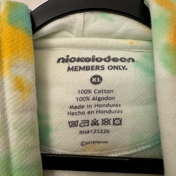 Nickelodeon - Slime Stained Hoodie!! Gross!! Just Kidding! Tie-dyed Unisex Shirt - Picture 2 of 4